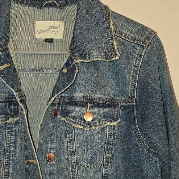 Universal Thread Dark Blue Denim Jacket LOT K - Picture 3 of 5